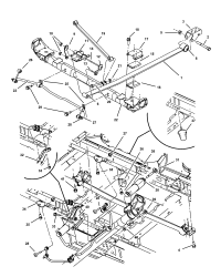 5006089AA-HANGER REAR SPRING