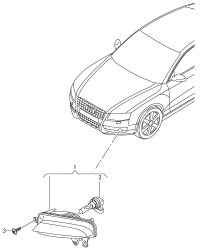 8K0941699B-Halogen fog lamp