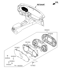 94023D6000-CLUSTER ASSY-INSTRUMENT
