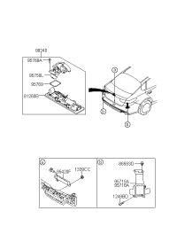 99241D6000-CAMERA ASSY-BACK VIEW