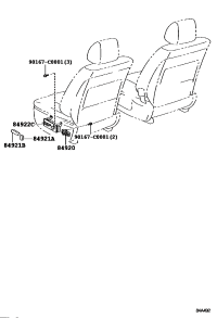 8492002010B1-SWITCH ASSY, POWER SEAT
