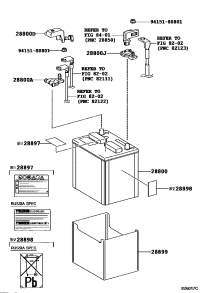 2889928070-INSULATOR, BATTERY