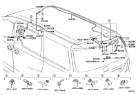 8539158030-NOZZLE SUB-ASSY, REAR WASHER