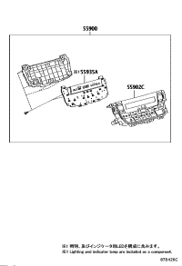 5590058340-CONTROL ASSY, AIR CONDITIONER
