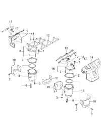 2852139800-GASKET,EXHAUST MANIF