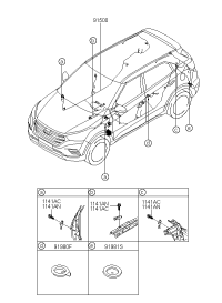 91550C9150-WIRING ASSY-FLOOR