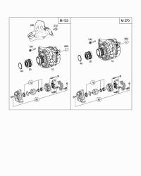 0009060022-ALTERNATOR 14V/150A-S(W220)199