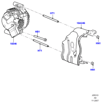 7G9T10300AD-ALTERNATOR, 12V 80A 4PK, TOYOTA