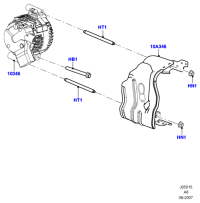 7G9T10300BD-ALTERNATOR, 12V 80A 4PK, TOYOTA