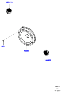 7M2T18808AB-SPKR UNIT 6"X9