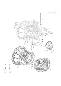9071782-Bracket, transaxle front support