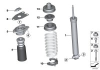33526873722-SHOCK ABSORBER/REAR-3 E90/E91
