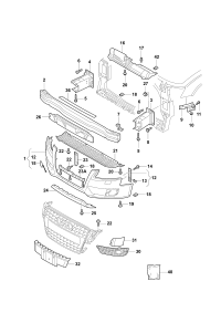 L8KD807105CGRU-The bumper should not contain: