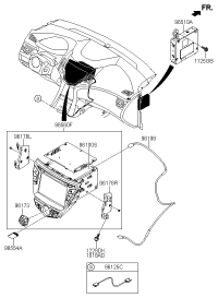 965604V000RA5-HEAD UNIT ASSY-AVN