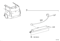 8157058030-LAMP ASSY, CENTER STOP