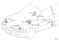8917439065-SENSOR, AIR BAG, FRONT, RH/LH
