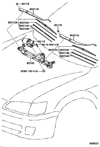 85110AA020-MOTOR ASSY, WINDSHIELD WIPER