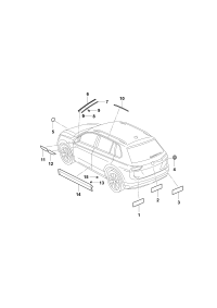 30D8536872ZZ-THE INSCRIPTION "TIGUAN