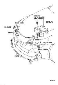 853530P010A0-NOZZLE, HEADLAMP CLEANER WASHER