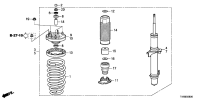 51611TZ8H51-ABSORBER UNIT, R. FR