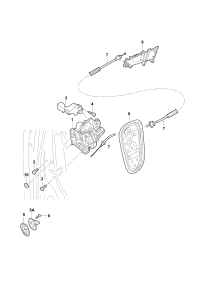 L8KD837015H-AUDI TT MK2 WINDOW MECHANISM