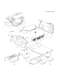 9014363-Garnish assy-luggage side