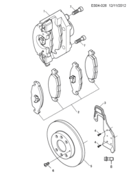 92098534-Caliper assy-front