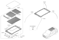 81600R9000MMH-PANORAMA ROOF ASSY