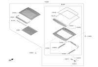 81610J1000-FRAME ASSY-PANORAMAROOF