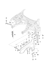 L8R0821136-BRACKET ASSY-AIR INTAKE