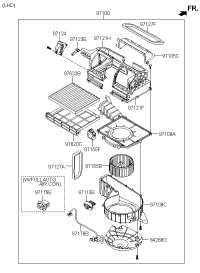 971134D001-MOTOR ASSY-BLOWER