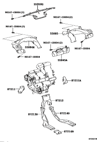 550840D300-DUCT SUB-ASSY, HEATER TO REGISTER, NO.1