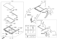 816000U0008M-PANORAMA ROOF ASSY