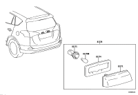 812700R040-LAMP ASSY, LICENSE PLATE