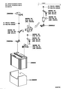 288990Y050-INSULATOR, BATTERY