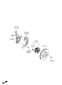 51715C3000-KNUCKLE-FRONT AXLE,LH