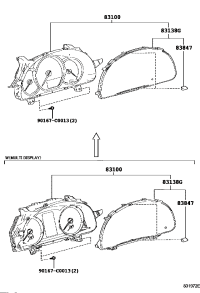 838000ZR70-METER ASSY, COMBINATION