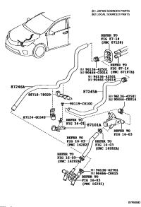 8724502G40-HOSE, HEATER WATER, INLET