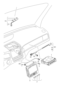7P6035766-Control unit-I /s MMI 3G