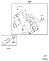 LR011997-INLET,WATER PUMP