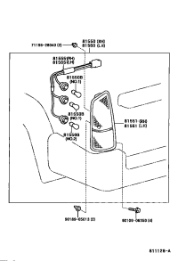 8155160600-LENS, REAR COMBINATION LAMP, RH