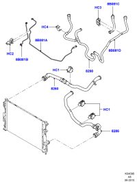 9G918260AB-HOSE ASSY-EGR COOLER,OUT