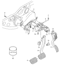 4F1723117F-Bracket, pedal