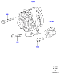 LR034013-ALTERNATOR, 12V 80A 4PK, TOYOTA