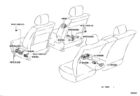 8492006070E0-SWITCH ASSY, POWER SEAT