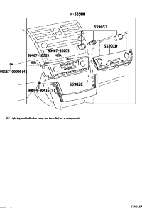 5590006240-CONTROL ASSY, AIR CONDITIONER