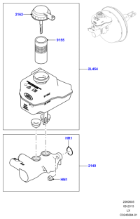 LR048138-Master cylinder assy