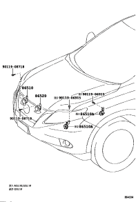 8651048060-HORN ASSY SECURITY