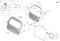 81800S1100-Power latch assy-t/gate
