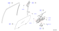 822343DN0A-PIECE ASSY CORNER,REAR DOOR 0518